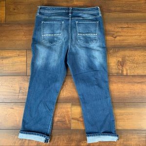 Nine West jeans Taylor cuffed capri size 12